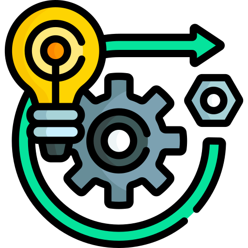 Innovation and automation icon